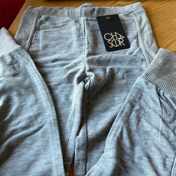 Chaser Kids Girl Heather Gray Cozy Rib-Trim Pull On Jogger Pants Size 10 NWT - Picture 2 of 3